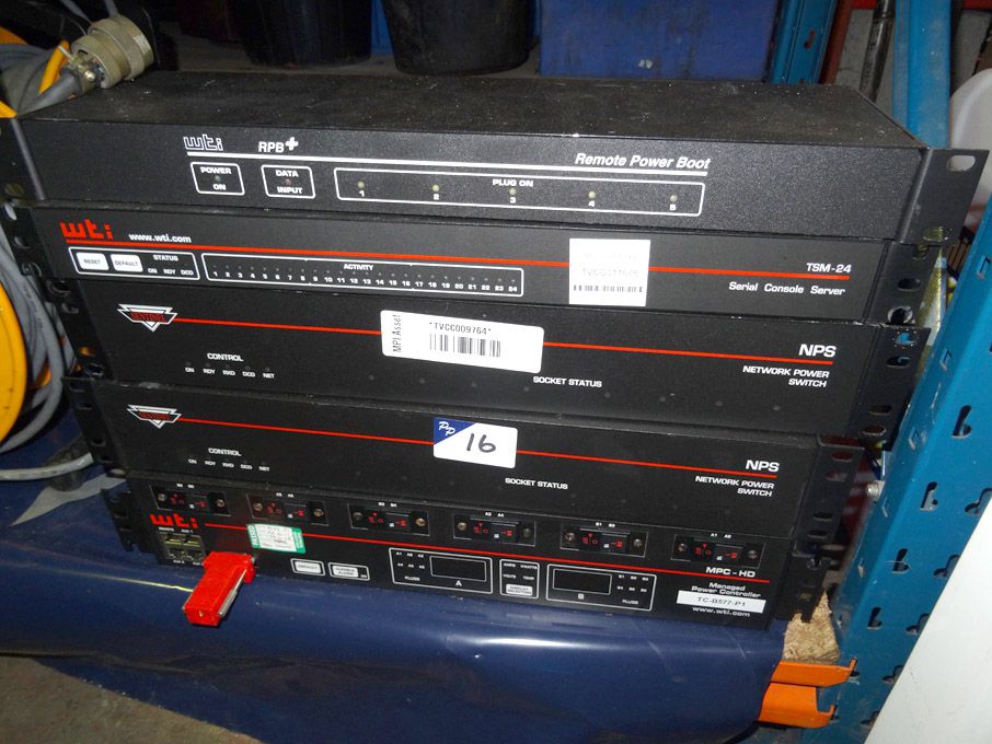 WTi TSM-24 serial console server, WTi MPC-HD manag...