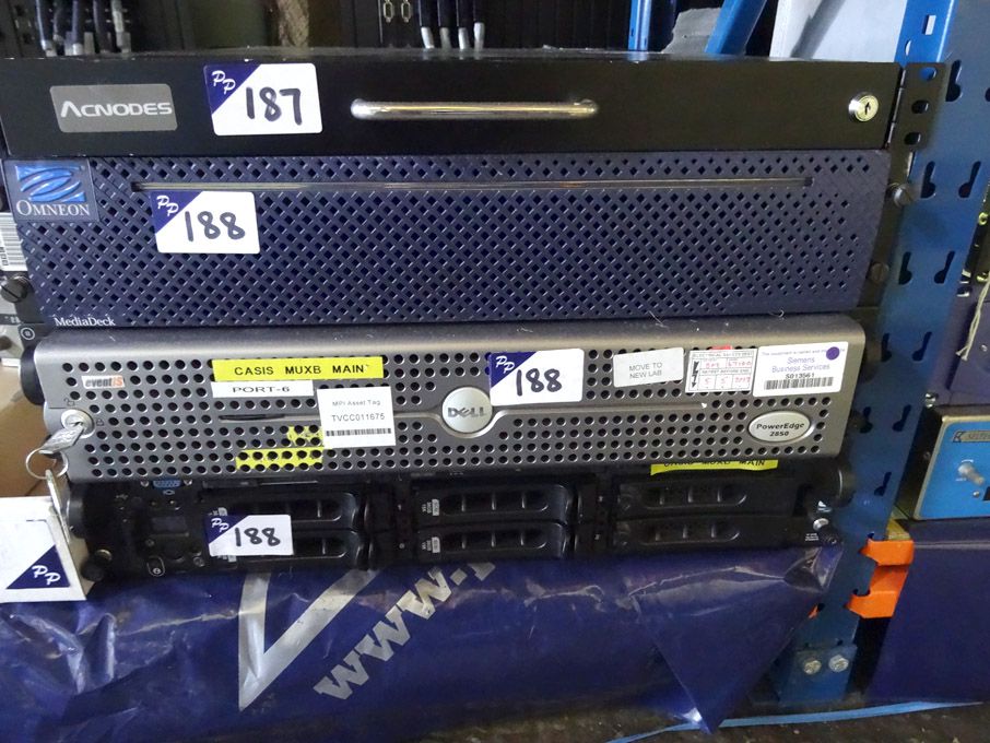 Omneon media deck, 2x Dell 2850 Power Edge servers