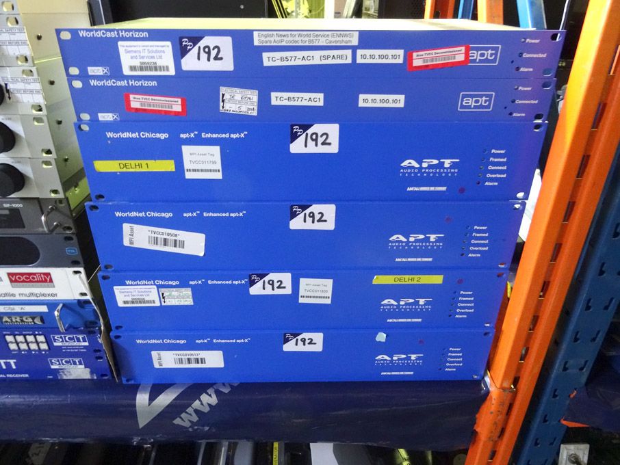 4x APT World Net Chicago Aptx audio processors