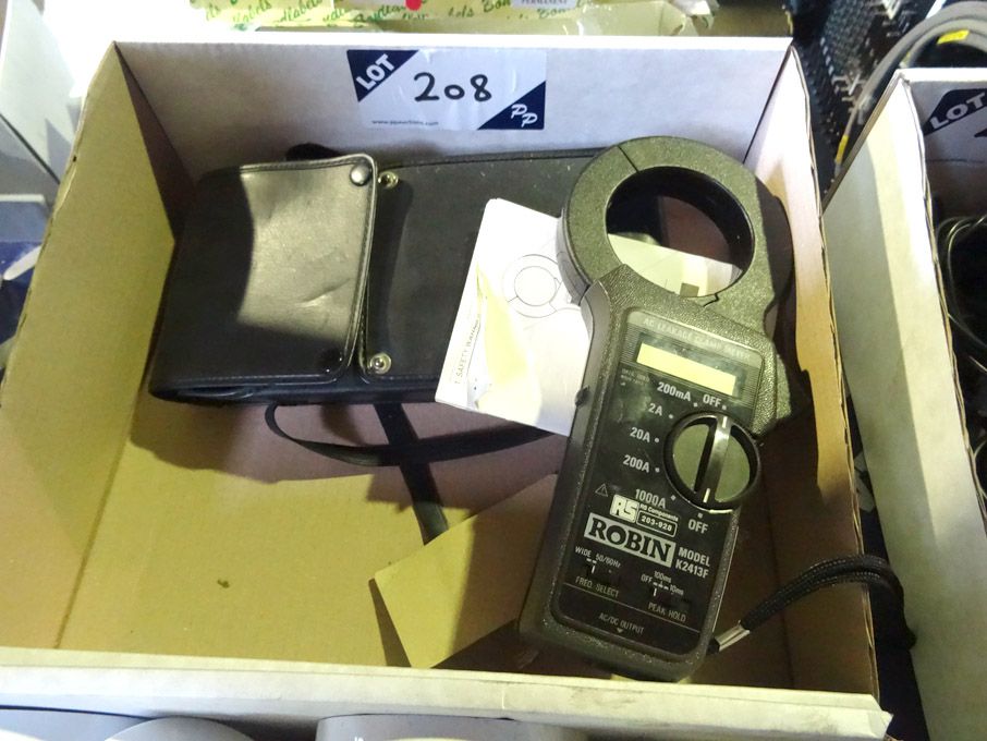 Robin K2413F digital AC leakage clamp meter
