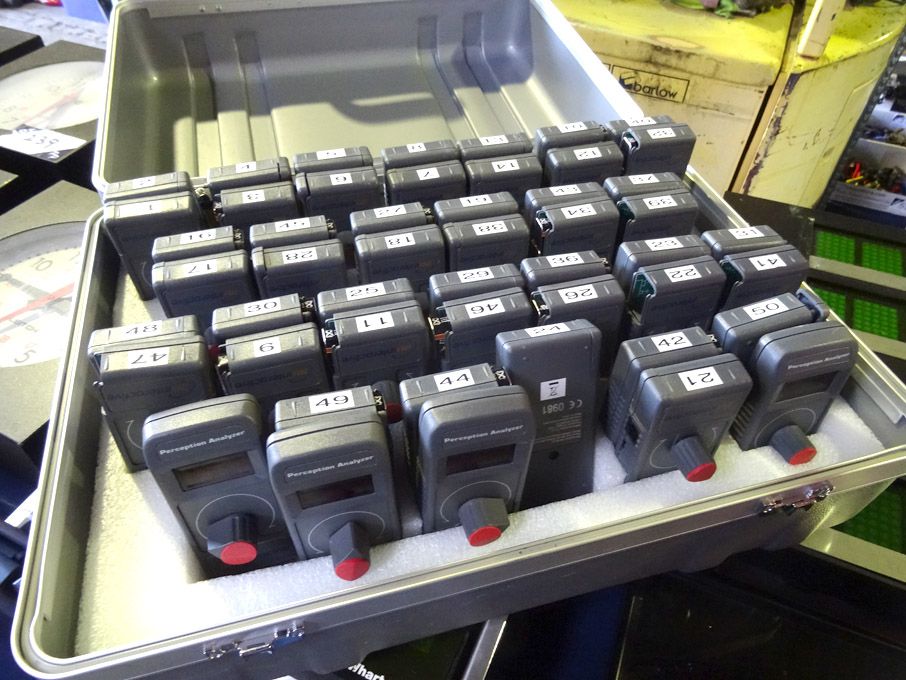 50x MS interactive Perception Analysers in case