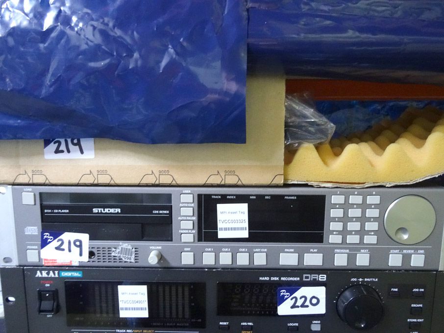 Studer D731 CD player with spare Studer CD drive