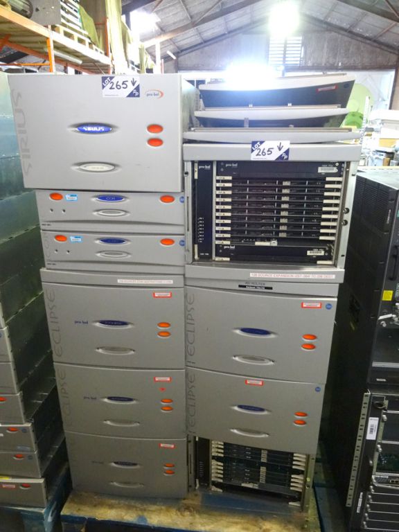 8x Pro-Bel Eclipse / Sirius chassis with plug in c...