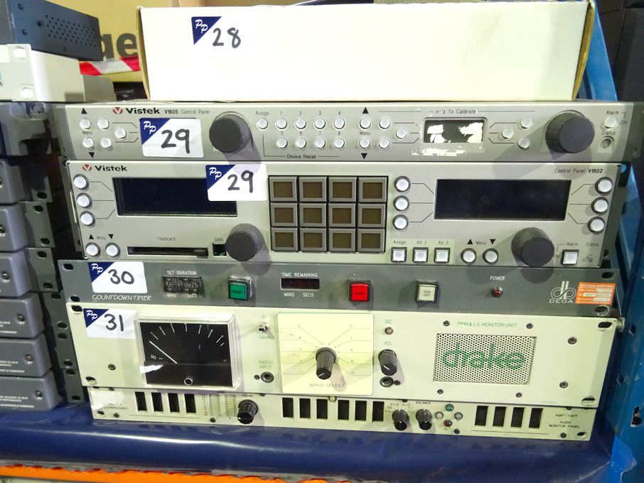 Vistek V1605 control panel, Vistek V1602 control p...