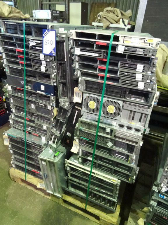 Qty HP Proliant DL360 /DL380 / etc rack type serve...