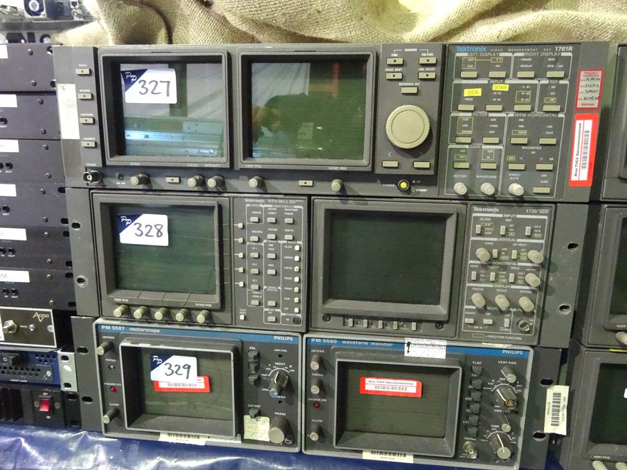 Philips PM 5567 vector scope, Philips PM 5565 wave...