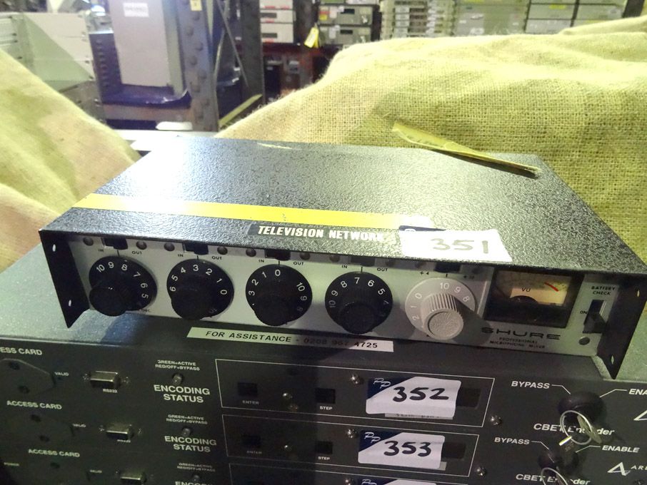 Shure Professional microphone mixer
