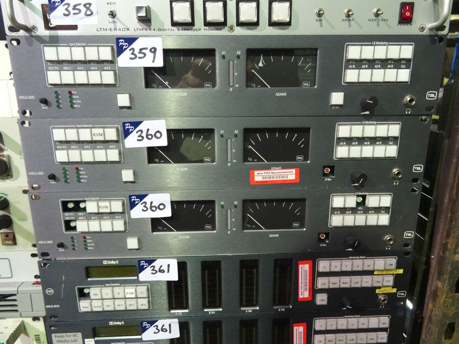 TSL AMU2-2MD audio monitoring unit
