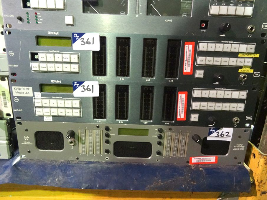 2x TSL AMU2-8HD Dolby HD audio monitoring units