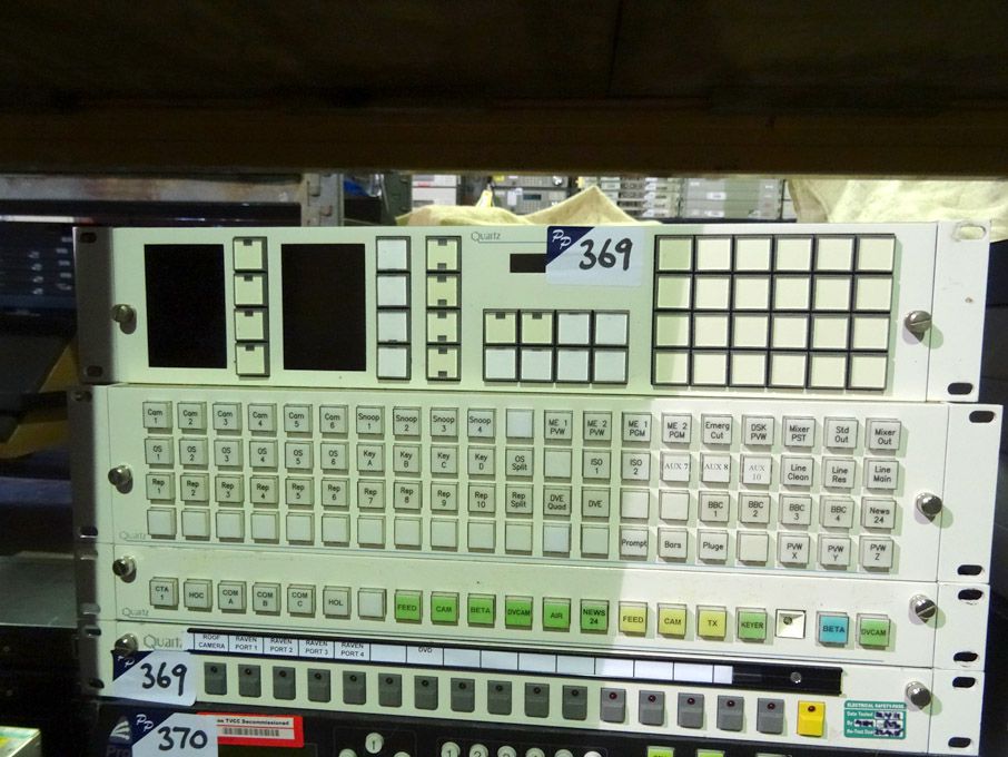 Qty various Quartz router control panels