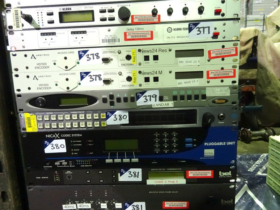 TSL monitoring panel, Nicral codec system