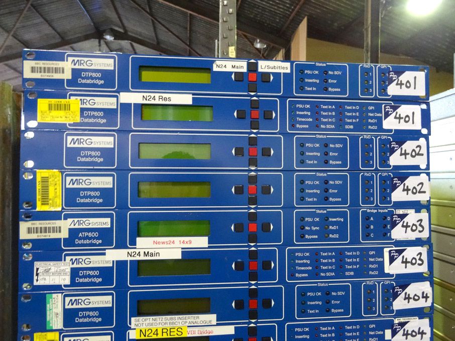 MRG Systems DTP800 & DTP600 databridge decoders