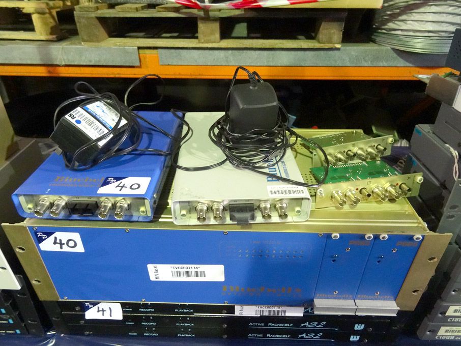 Bluebell fibre optic chassis, 2x Bluebell F0100 fi...