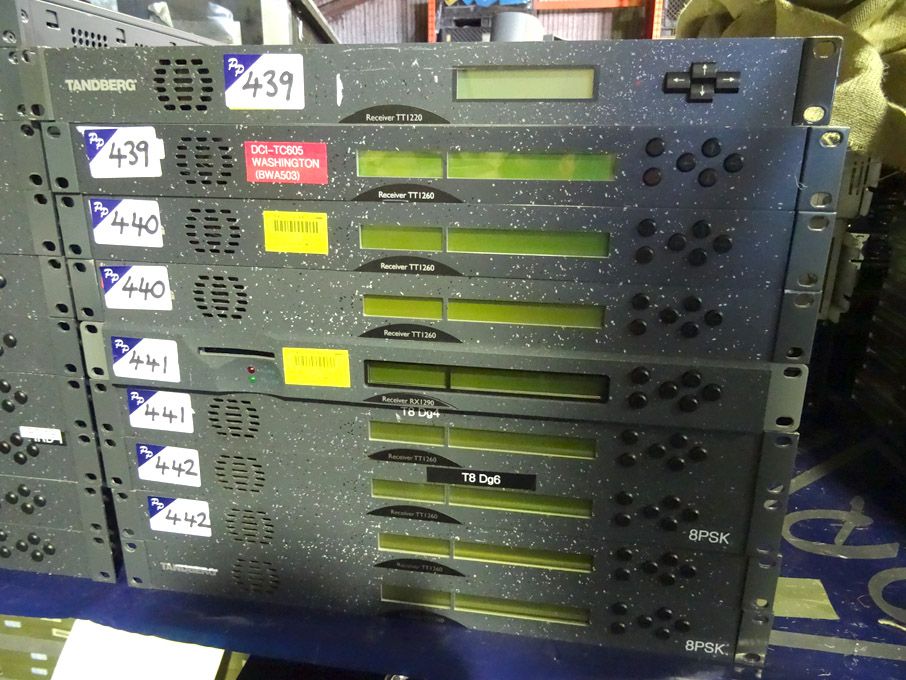 3x Tandberg TT1260 receivers