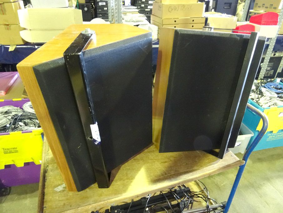 2x KEF BBC monitor speakers, LS 3/4