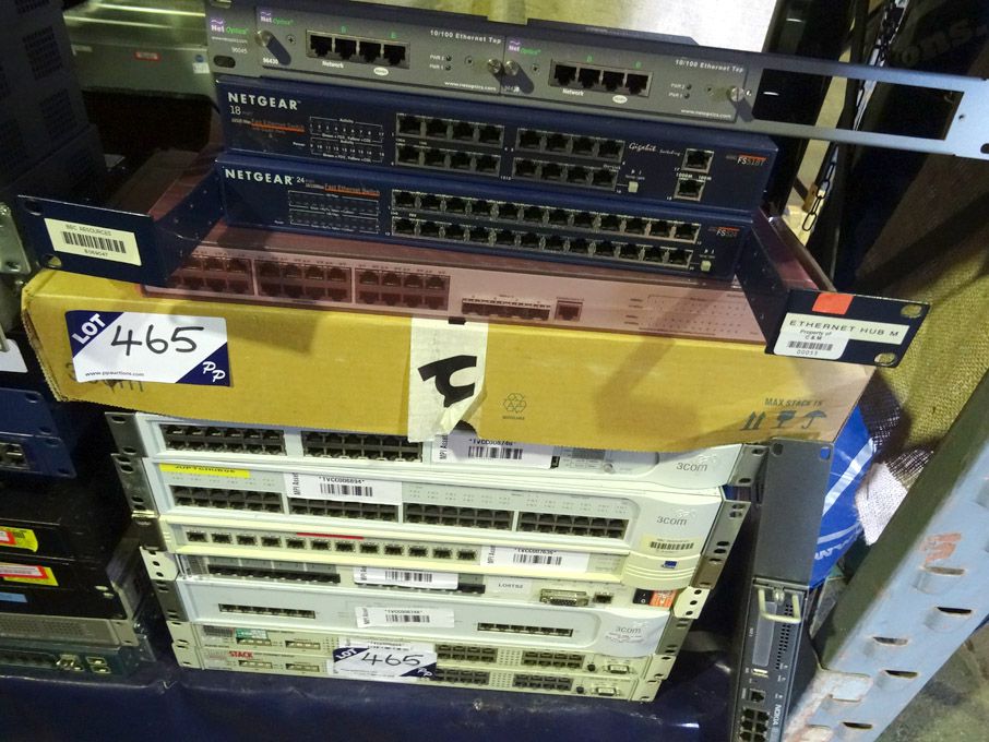 Qty various Ethernet switches inc: Netgear Smartst...