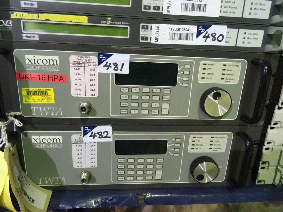 Xicom XTRD-200k TWTA travelling wave tube amplifie...