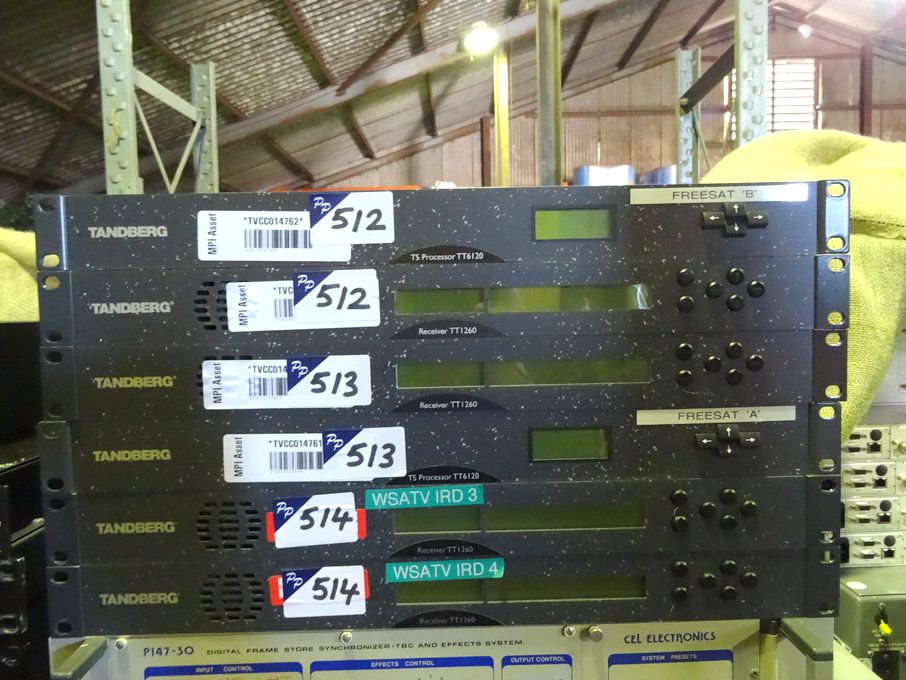 Tandberg TT6120 TS processor, Tandberg TT1260 rece...