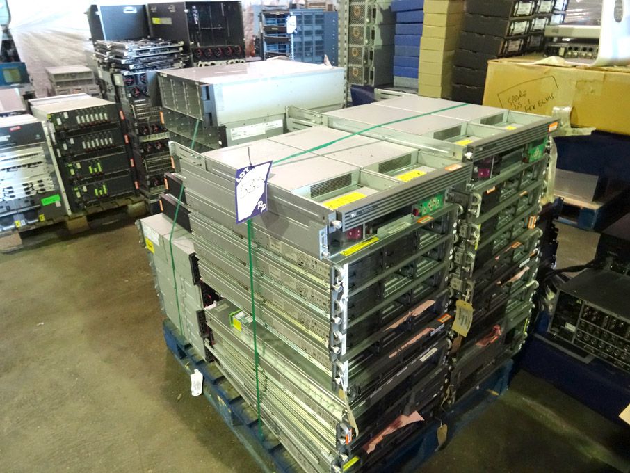 Qty HP Proliant DL 360 servers, HP Storage works d...