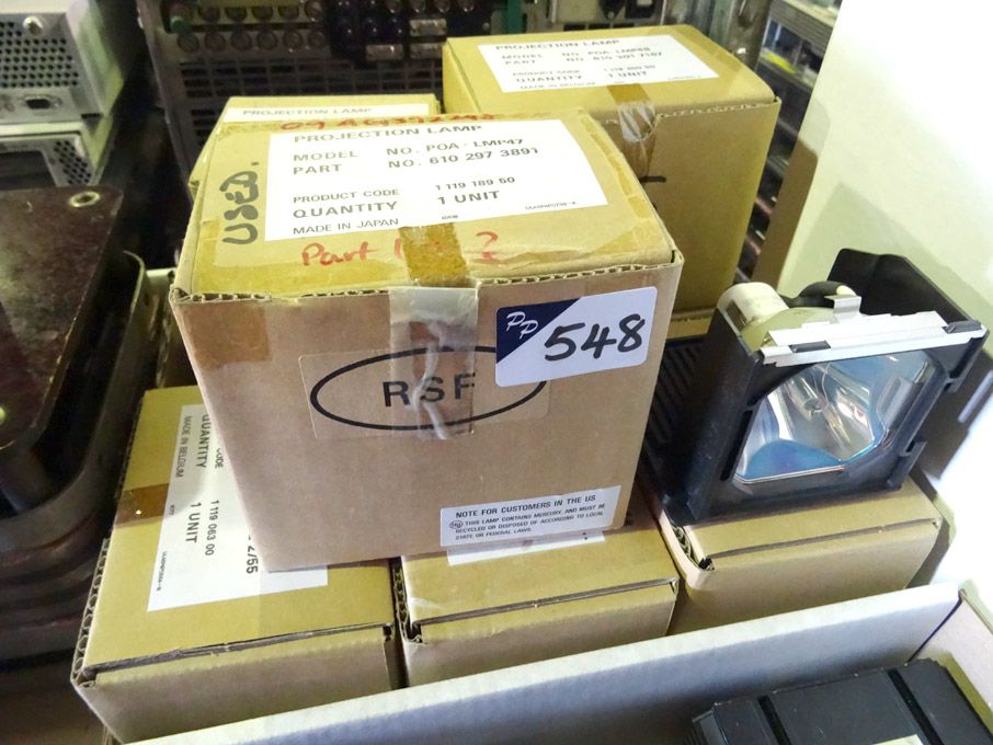 6x POA-LMP47 projection lamps