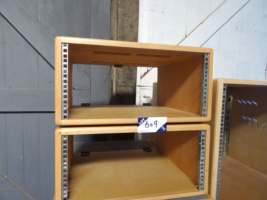 2x Audio Equipment racks