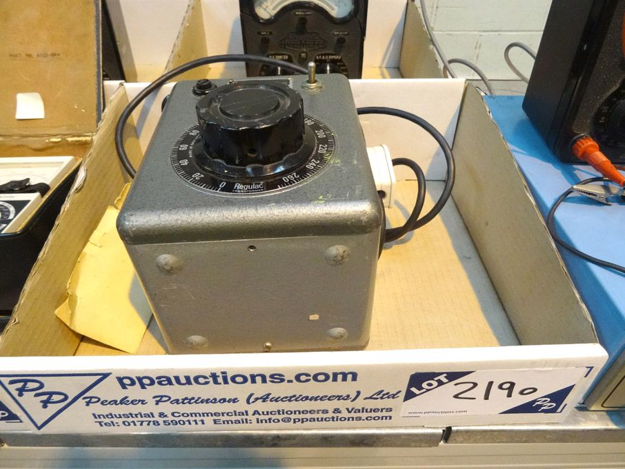 Claude Lyons RB4 variable transformer, 270v, 4A