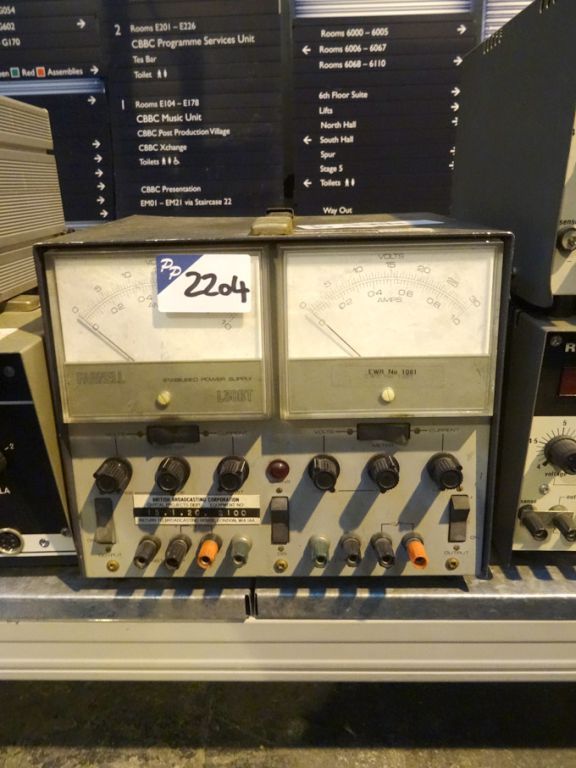 Farnell L30BT stabilised power supply, 0-30v, 1A