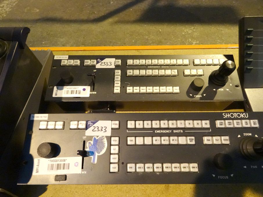 2x Shotoku 16 camera vision switchers