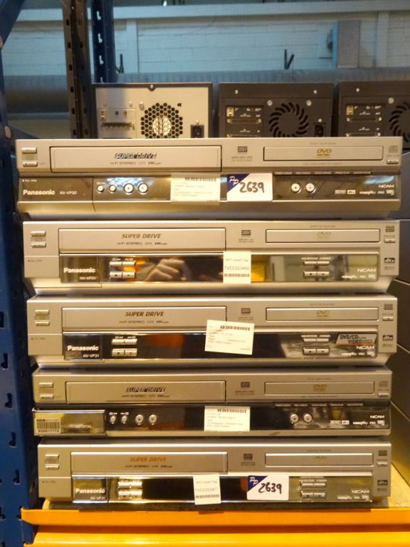 3x Panasonic NV-VP31 & 2x Panasonic NV-VP30 DVD /...