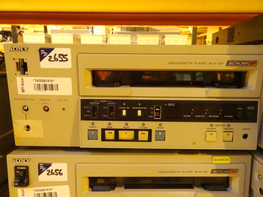 Sony BVW-22P Betacam SP video cassette player