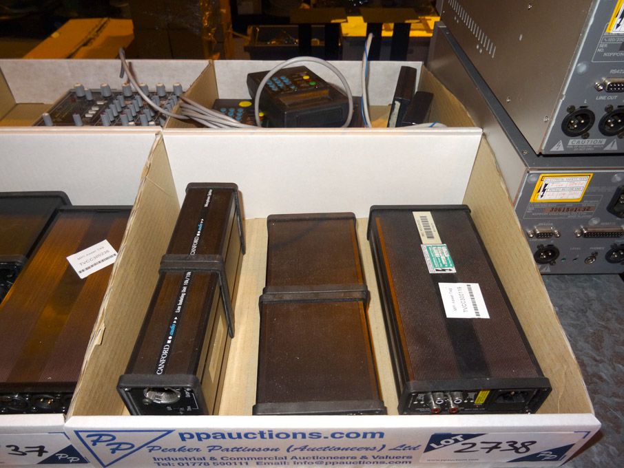 Canford 20-181 pro interface, 3x Canford microphon...
