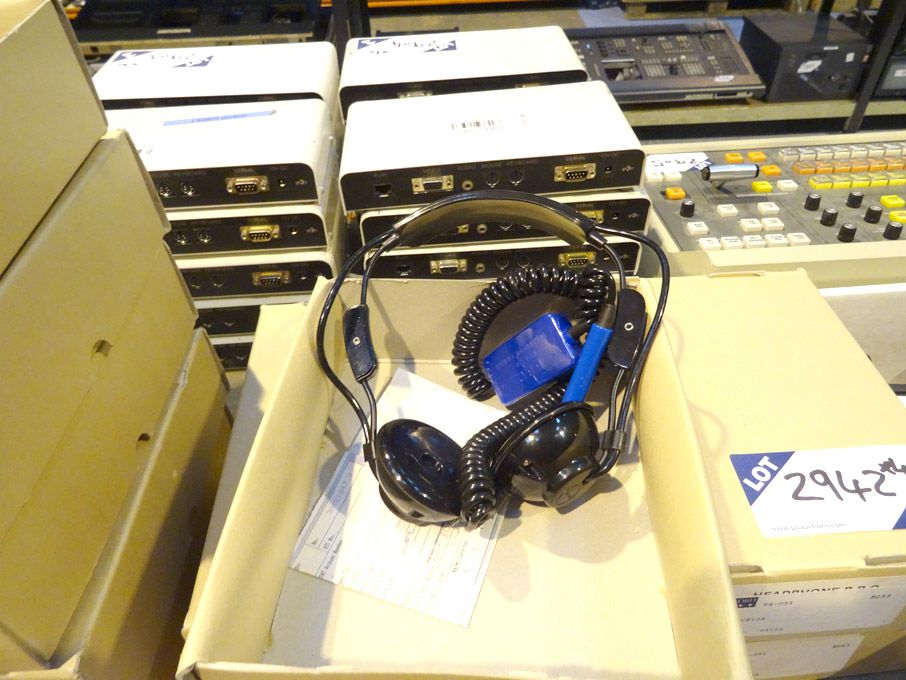 4x Canford Coles CE128 headphones (boxed & unused)