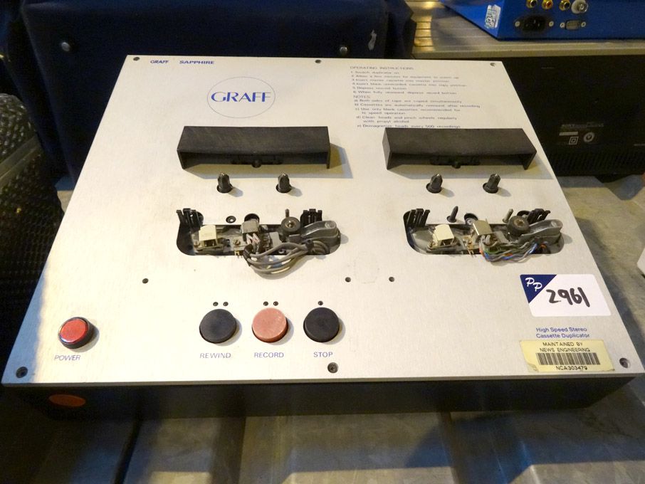 Graff Sapphire high speed stereo cassette duplicat...