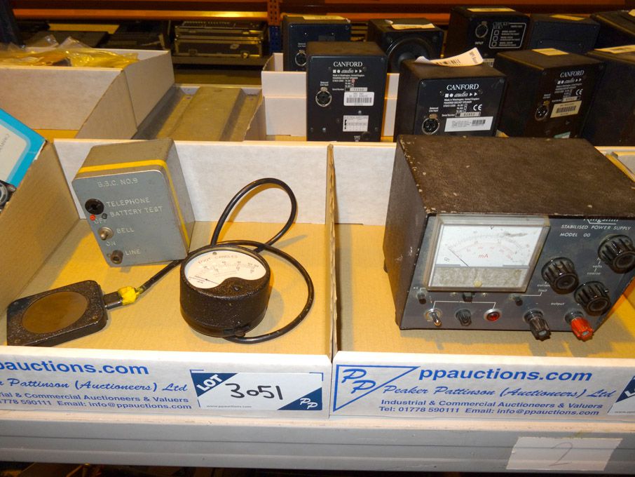 Kingshill model 00 stabilised power supply, Everet...