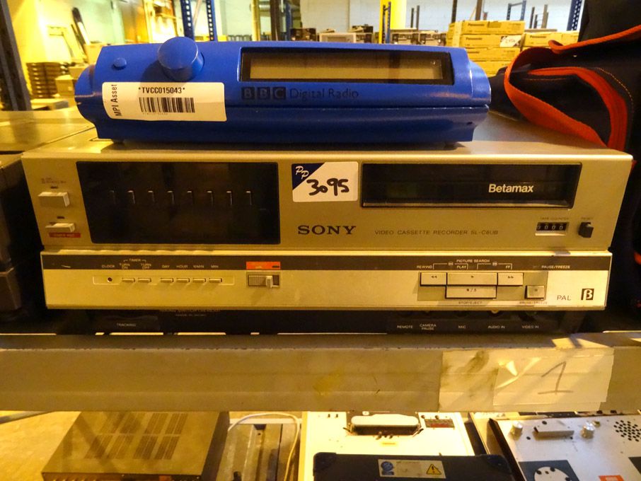 Sony C7B Betamax, Sony SL-C6UB video cassette reco...