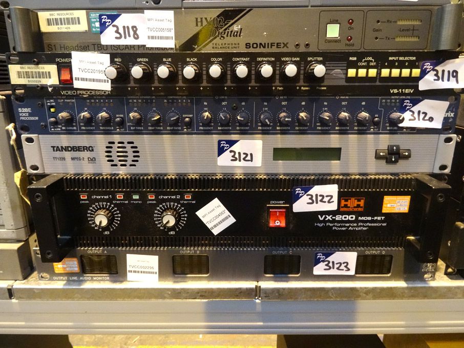 Dega 4 channel output line audio monitor