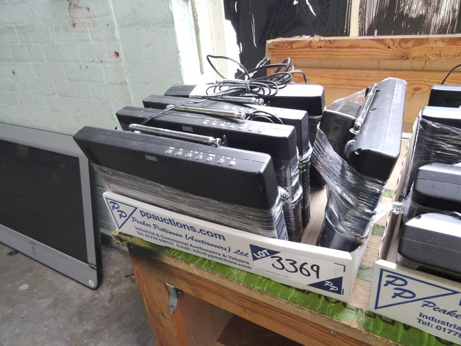 5x August DA102A 10" TFT LCD colour TV / monitors