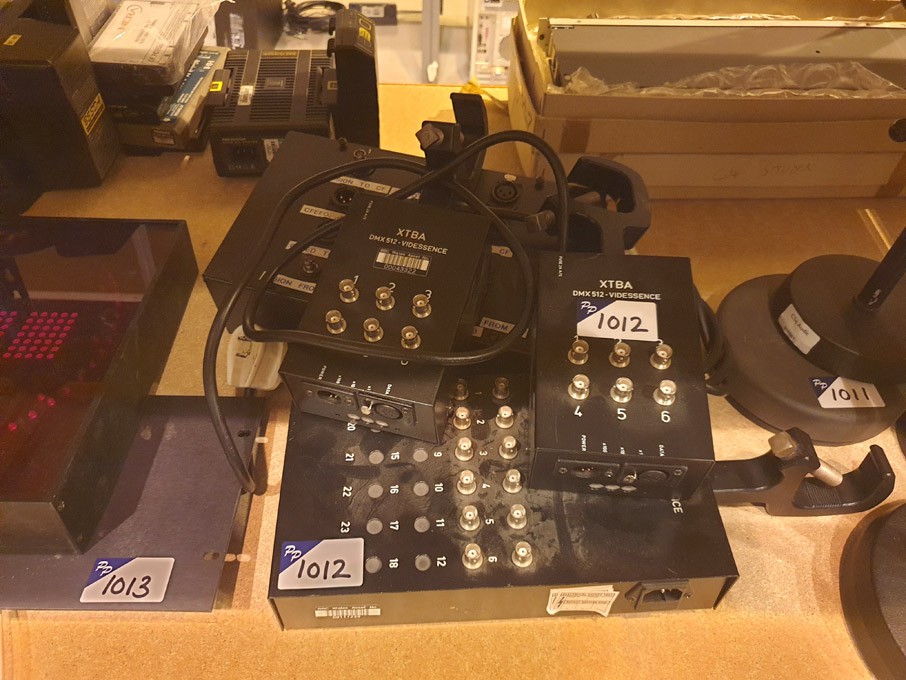 3x XTBA DMX152 control panels, Canford control pan...