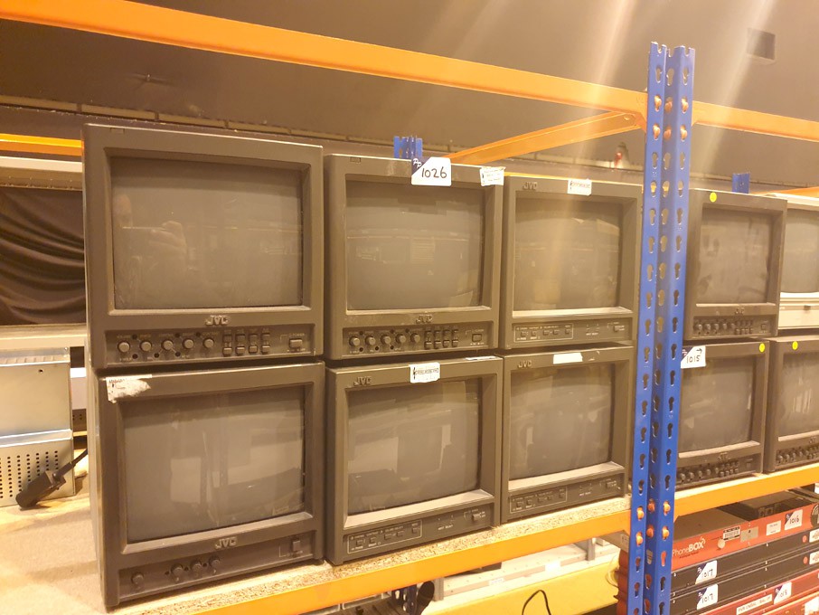 2x JVC TM-1010PM-K, 3x JVC TM-A101G studio CRT mon...