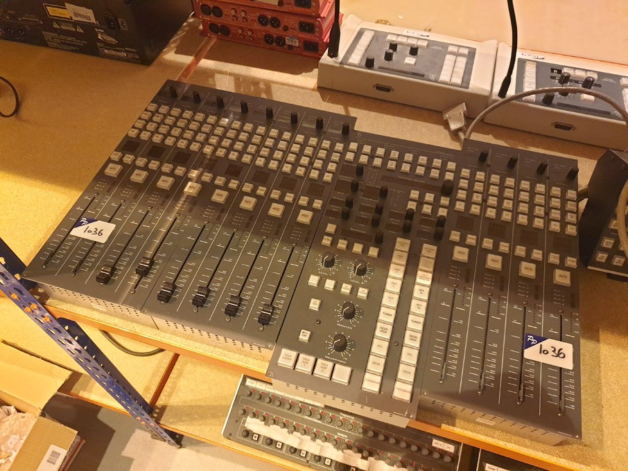 3x DHD RM4200 digital fader panels, talk unit