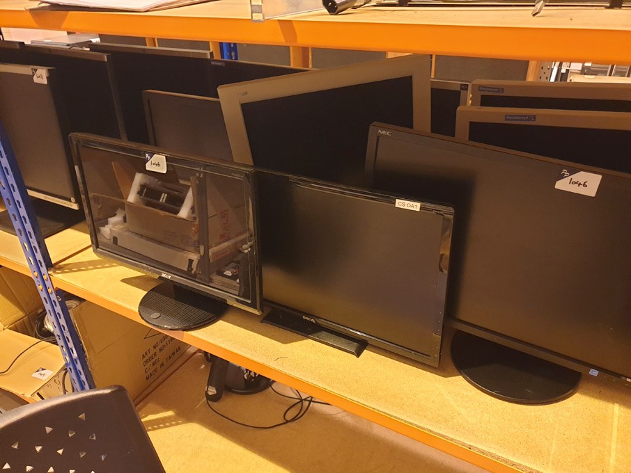 Qty various BenQ, Acer, NEC etc LCD monitors