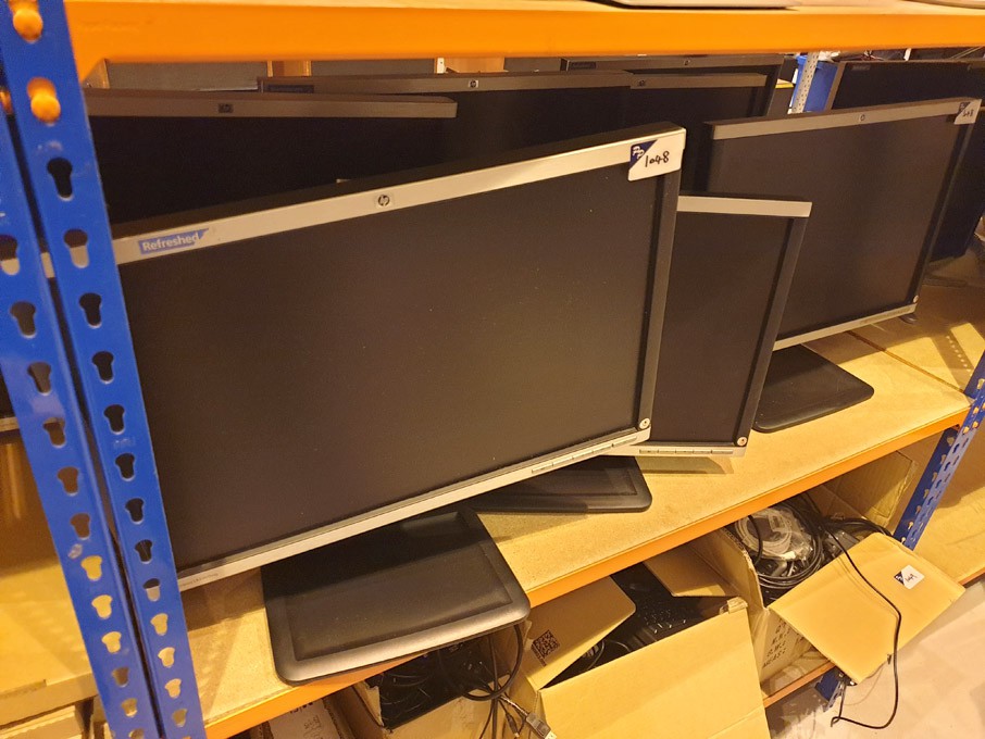Qty various HP LCD monitors
