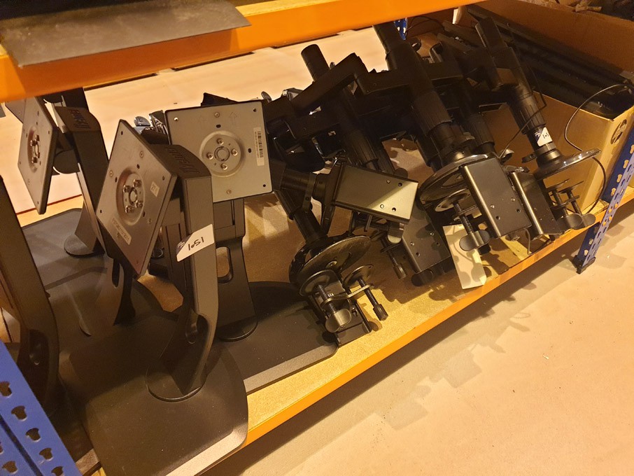 Qty various monitor brackets / stands