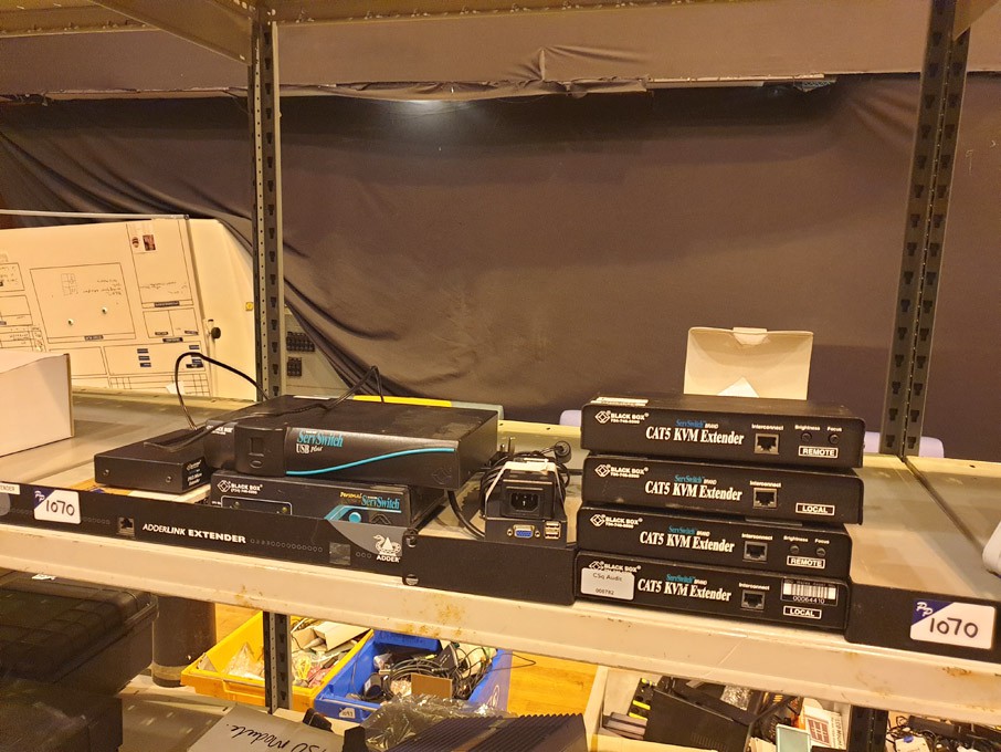 Adder Adderlink KVM extender, 4x BlackBox CAT5 KVM...
