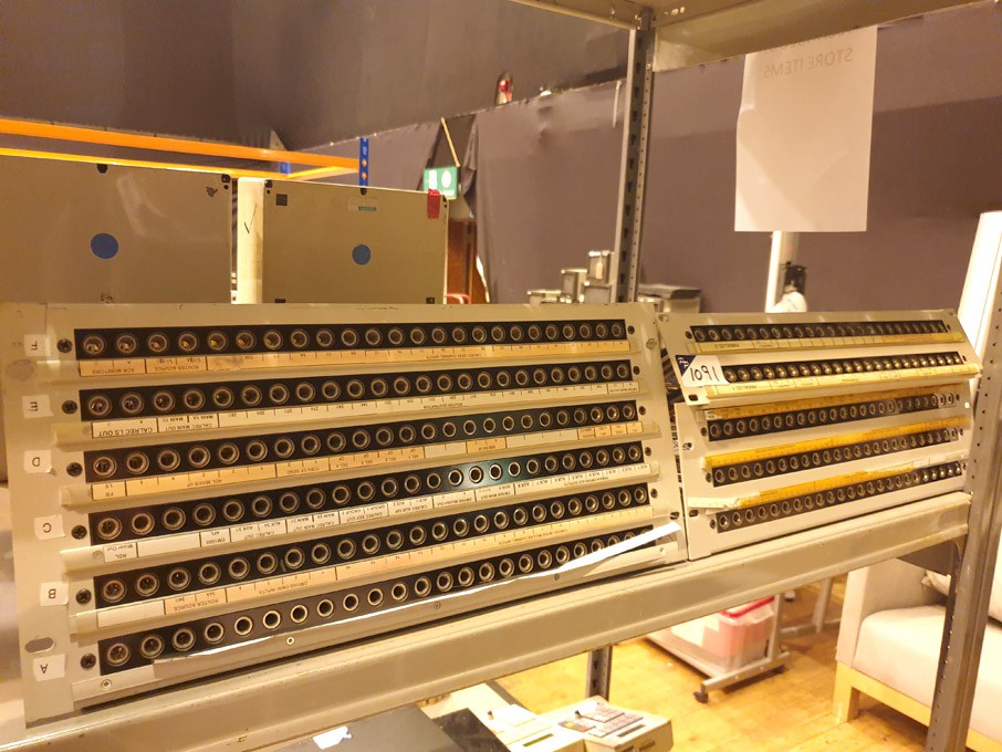 3x 'U' link audio patch panels