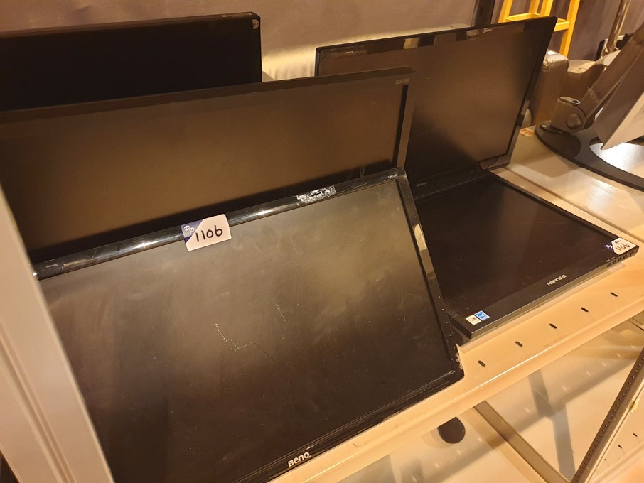 Qty various BenQ, Samsung etc LCD monitors