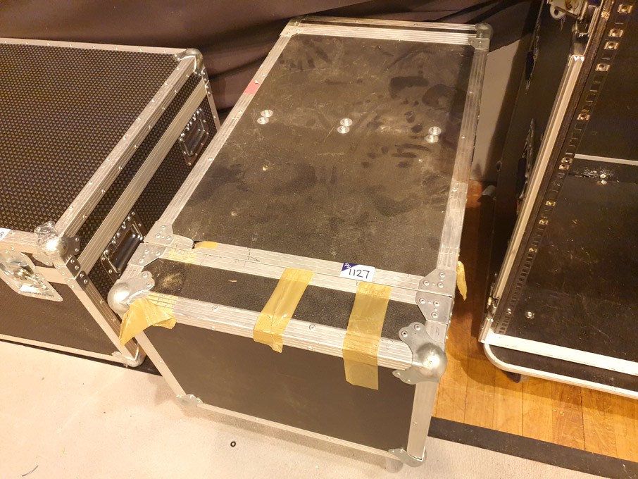 Mobile black transit case, 960x510x550mm