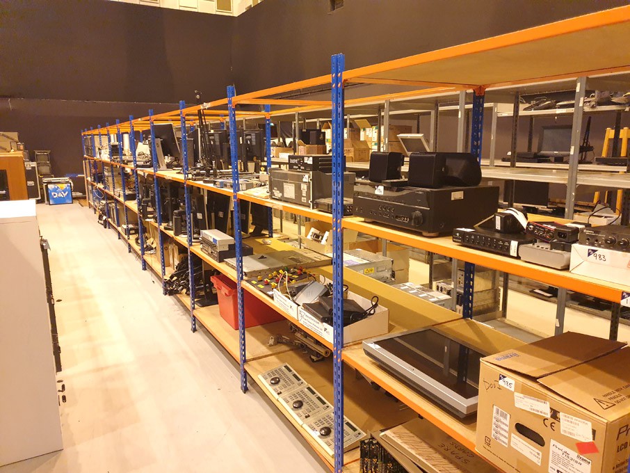 11 bays rapid racking boltless storage rack, 1980m...