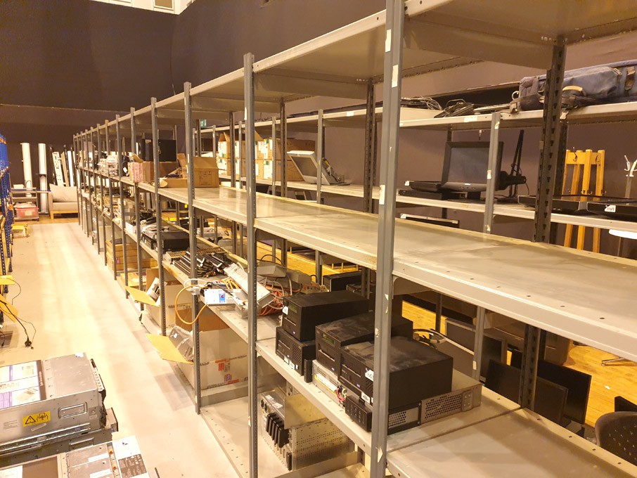 13 bays boltless metal shelf storage racking, 2100...