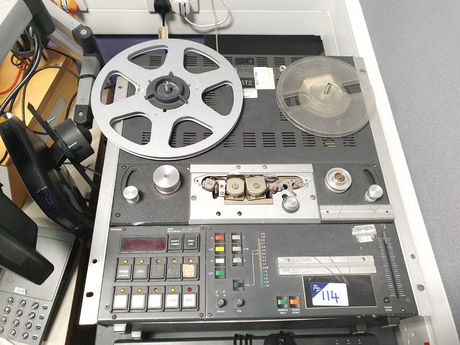 Studer A810 reel to reel tape recorder